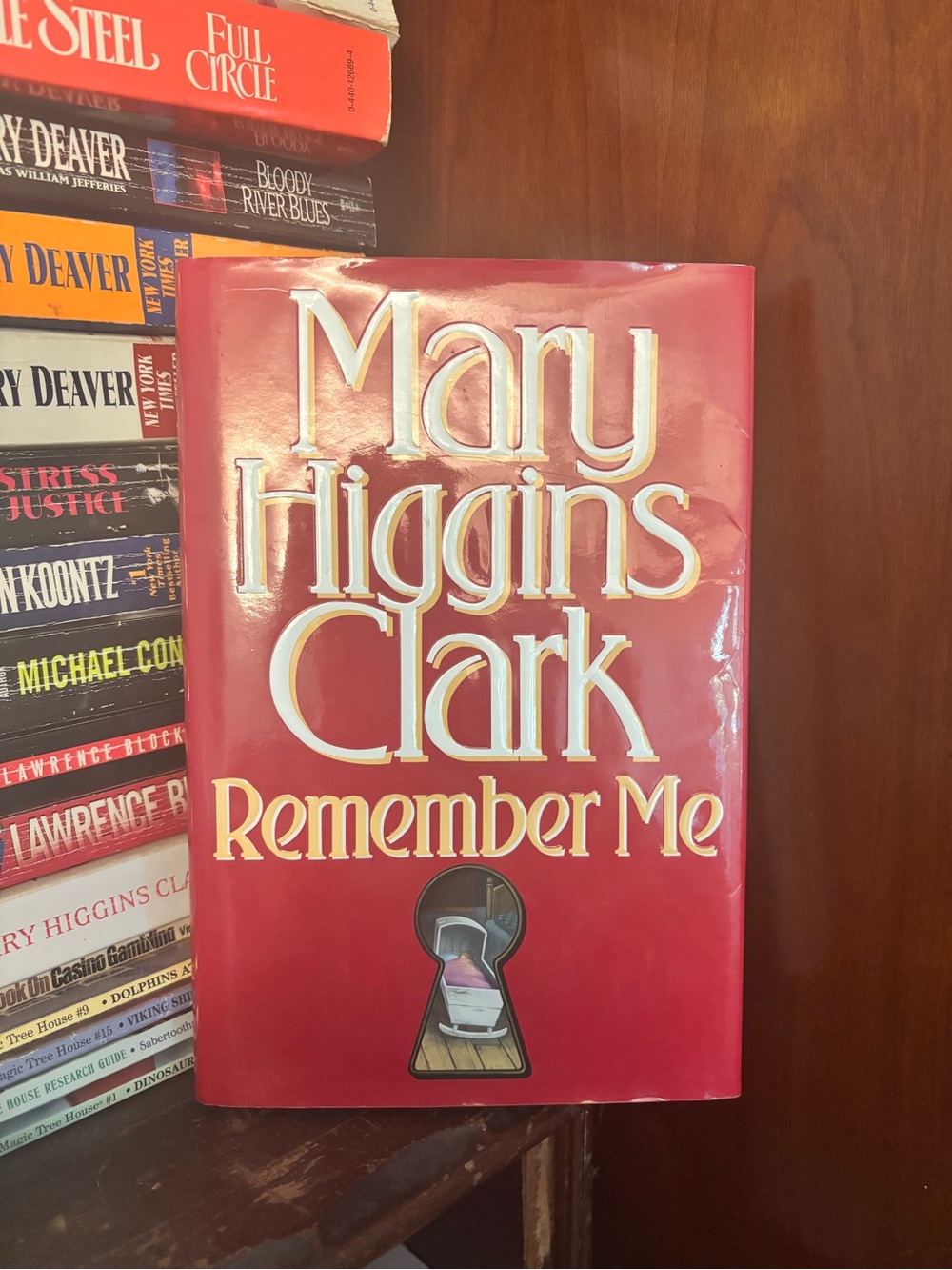 Mary Higgins Clark "Remember Me" Hardcover - Red Jacket